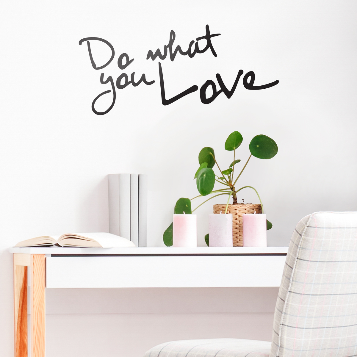 Do What You Love - Quotes Decal Life Imprinted Inspirational Wall Art Designs x – - 14 30