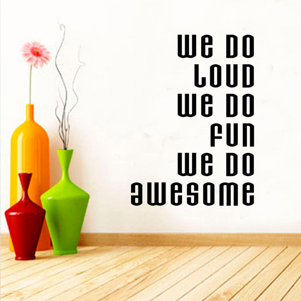 Be Awesome Wall Decal, Office Wall Art, Office Decor, Office Wall Decal,  Office Wall Decor, Awesome Decal, Office Decals, Motivational Art 