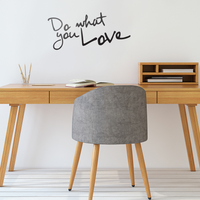 Do What You Love - Inspirational Life Quotes - Wall Art Decal 30" x 14" Decoration Vinyl Sticker - Bedroom Living Room Wall Decor - Apartment Wall Decoration - Peel Off Stickers 660078089194