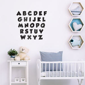 Set of Abc's Alphabet Letters - Educational Vinyl Wall Art