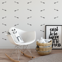 Set of 20 Vinyl Wall Art Decals - Arrow Wall Decals - 1" x 5" Each - Bedroom Wall Art Vinyl Stickers - Vinyl Decal - Kids Room Vinyl Wall Stickers - Decorative Native Arrows Wall Pattern Decals 660078092873